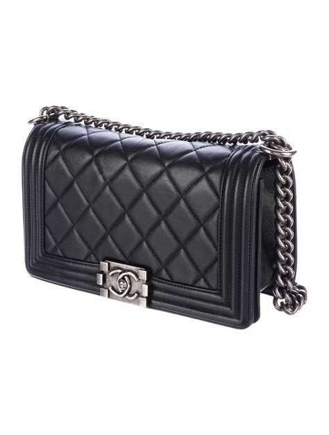 boy chanel medium quilted crest flap bag|boys chanel flap bag.